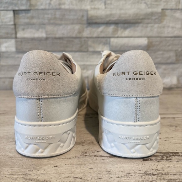 Kurt Geiger London Womens 40.5 Kensington Leather/Suede Platform Cupsole Sneaker - Picture 7 of 13